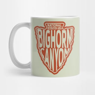 Bighorn Canyon National Recreation Area name arrowhead Mug